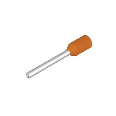 WEIDMULLER H0,5/18 OR Końcówka tulejkowa, izolowany, 0.5 mm², Długość odizolowania: 14 mm, pomarańczowy 1076980000 /500szt./ (1076980000)